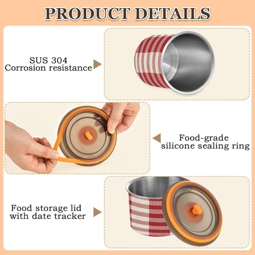 Contenedor Hermético de Café Acero Inoxidable 900 ml miniatura 5