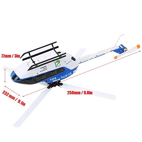 Focket RC Helicopter, Gyro and 3D/6G Mode 6 Channel Sensitive Reaction Mini Helicopter Remote Control 1106 11000KV Brushless Motor Micro Electric RC Airplane Vehicle Toy for Kids Adult Indoor Outdoor - Thumbnail 7