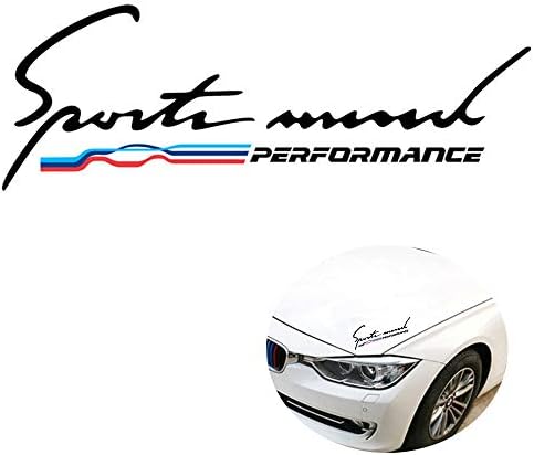 1PCS Decal Reflective Sticker for Car Headlamp Sport Mind DIY Decorative Headlight Sticker (Black)