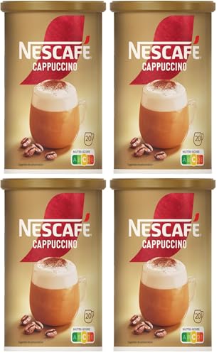 Nescafé Cappuccino, Café soluble, Boîte 280g (Lot de 4)
