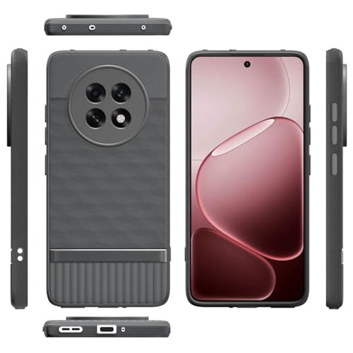 Image of Shockproof Case Compatible with Oppo F31 Pro Plus 5G | Full Camera Protection | TPU Flexible Back Cover for Oppo F31 Pro Plus 5G (Graphite Grey)