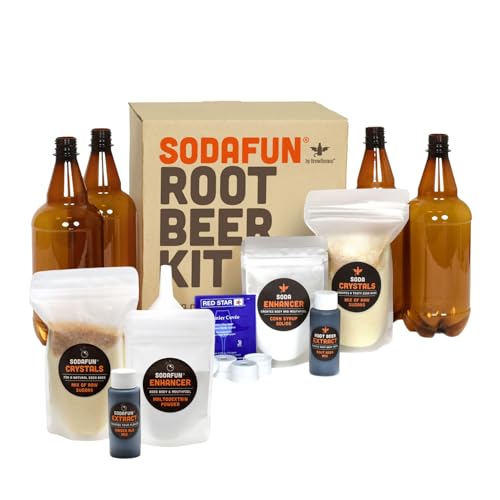 SodaFun - Classic Root Beer Bonus kit with Bottles -
