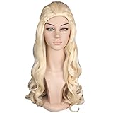 Generic Cosplay Wig Inspired by Daenerys Targaryen Dragon Princess Game of Thrones Blonde