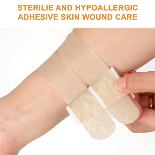 Wundnahtstreifen Steril 30 Strips Wundverschluss Streifen Klammerpflaster Haut Wundverschluss Bandagen Hypoallergen Reparaturpflaster für Schnittwunden Notfall, 21 x 100 mm