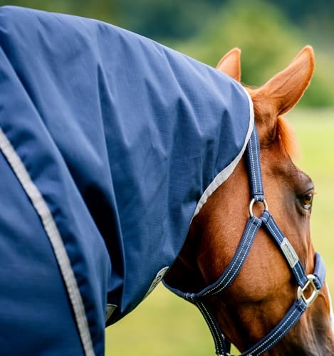 Manta Horseware de 145 cm que soluciona el frío y los giros molestos en el box 4