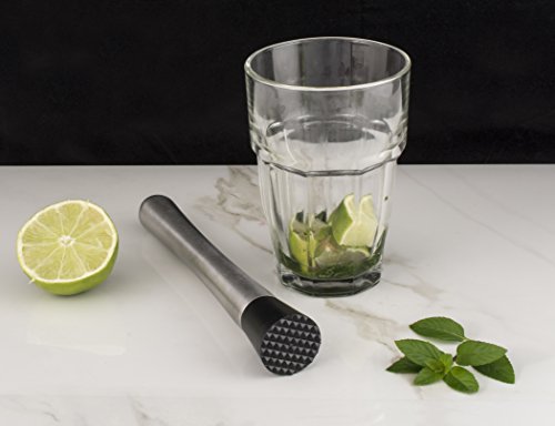 Hic Harold Import Co. Mojito Muddler, Stainless Steel #TOP5