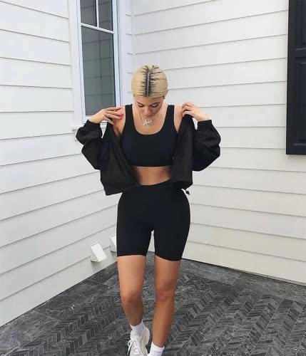 Diu Life 5 Pack High Waist Biker Shorts for Women - Buttery Soft 8" Womens Shorts for Workout, Yoga, Athletic4