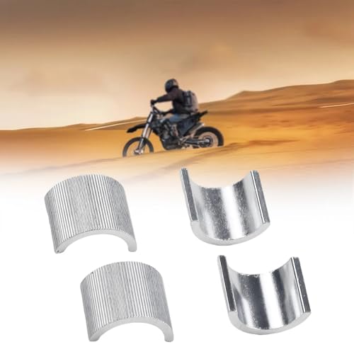 Conversión de Manillar de 22 mm a 28 mm con 4 Espaciadores de Aleación de Aluminio 6