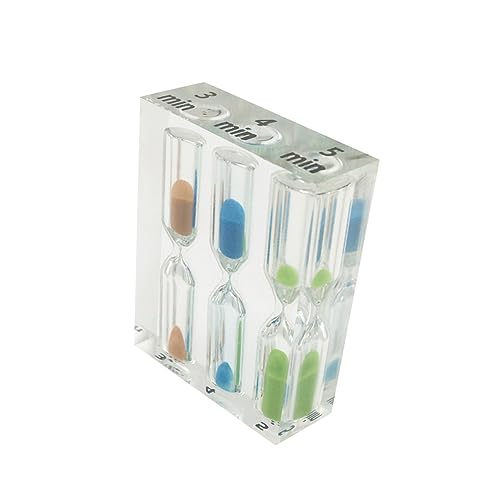Stück Kinderuhr, Zahnbürsten-Timer für Kinder, Timer für Kinder, Eieruhr, Schreibtisch-Timer, Zahnbürsten-Timer, Kinder-Zahnbürsten-Timer, Kinderuhr, Sanduhr, Timer, Kristall-Kind- – Bild 3