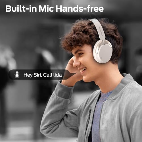 Image of Monster Persona 3rd ANC Bluetooth Headphones, Over Ear Headphones with Bluetooth 5.4, 70 Hours Playtime, Noise Cancelling Headphone with Mic, Foldable Lightweight Headset, Comfort Fit for Gym, Travel