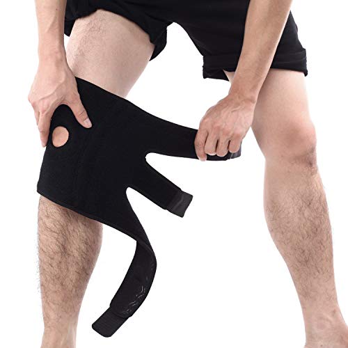 Doc Miller Knee Brace Support 11-15 Inches Small-Medium Knee Circumference - Knee Braces For Knee Pain Relieves Meniscus Tear, Arthritis, Tendonitis Pain, Adjustable Straps With 4 Spring Stabilizer #TOP5