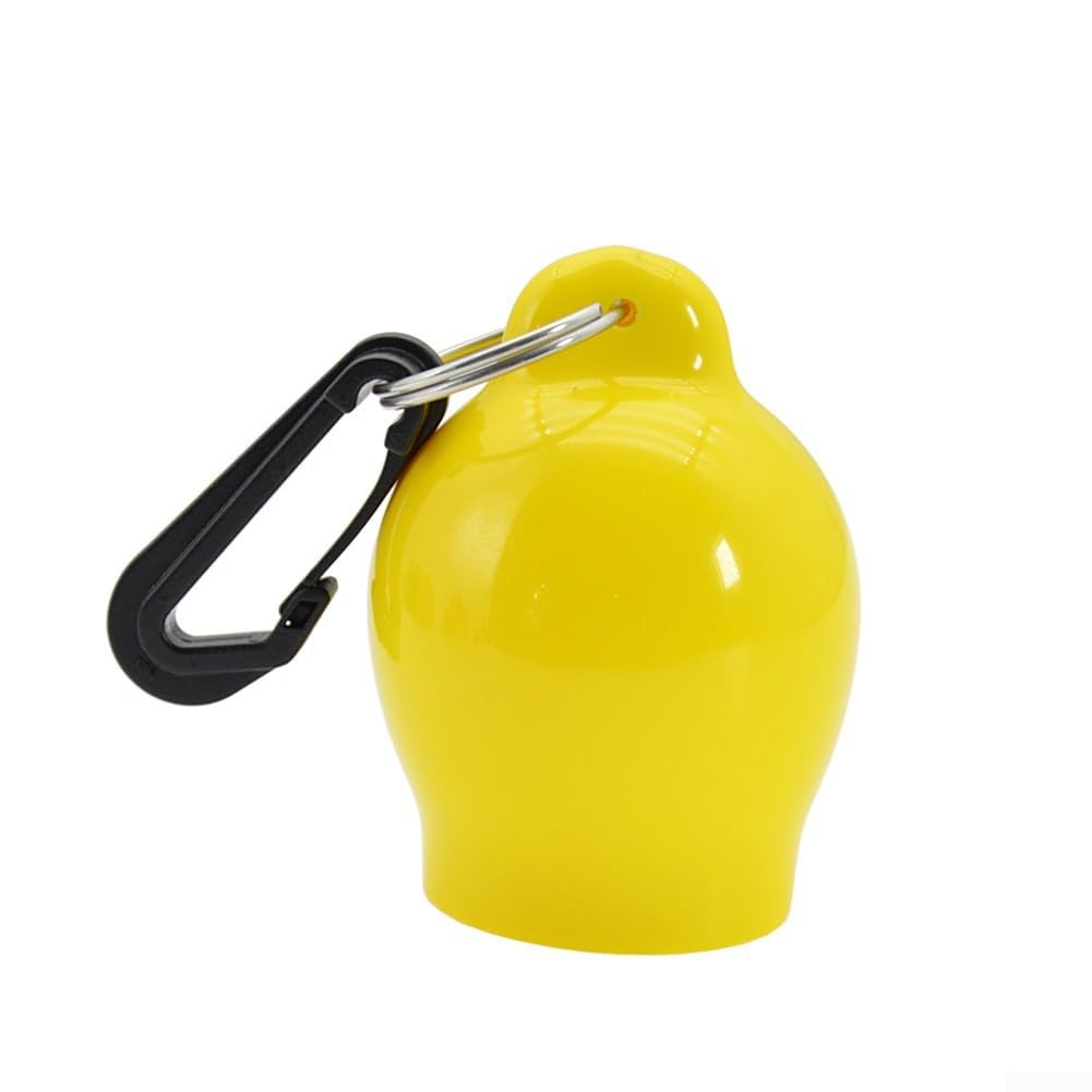 Belnotelt Scuba Regulator Mouthpiece Cover Silicone Second Stage Protector Cap with Clip Hook for Diving Snorkeling Gear Orange Yellow Blue Black(B)