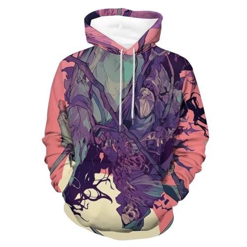 Pullover licorne squelette rouge pour rompre la monotonie des sweatshirts basiques en taille S