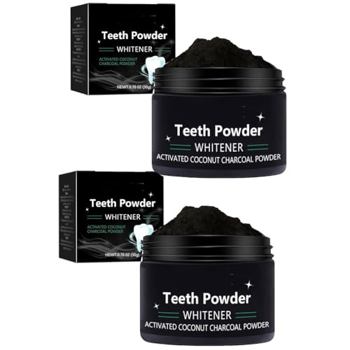 Cleopatra’s Natural Teeth Whitening Powder, Blanqueador Dental Profesional Carbon Activado Polvo Dientes Blancos Pasta Dientes Blanqueante Carbon Activo Coco Polvo Blanqueamiento Dental (2)