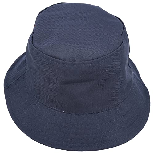 Bucket Hat Liso Infantil Básico atende bem entre 5 e 9 anos 72727D010 1145 dmais (Azul marinho)
