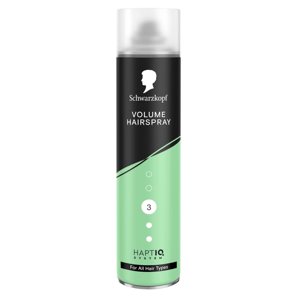 Schwarzkopf Hairspray Volume 400ml, Hold Level 3 Hair Styling, Hairspray for All Hair Types, Volume Hairspray, Vegan Formula*