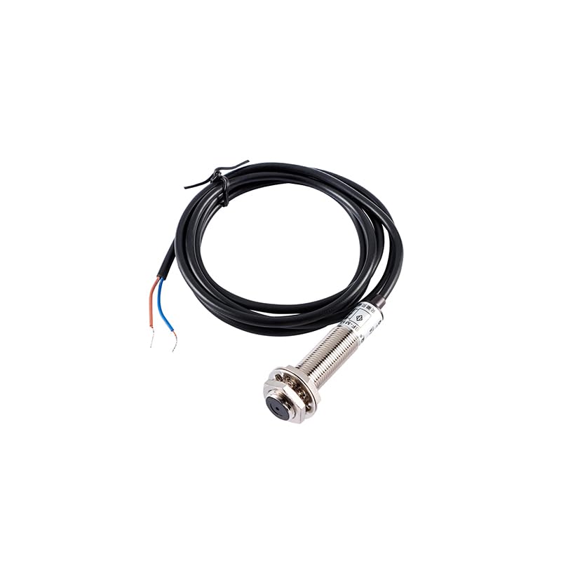 M12 Laser Collimator Photoelectric Switch M12JG-30N1 Laser Sensor Switch Semi Waterproof DC 20 Meters Distance Normally Open B-NPN-O Red Light