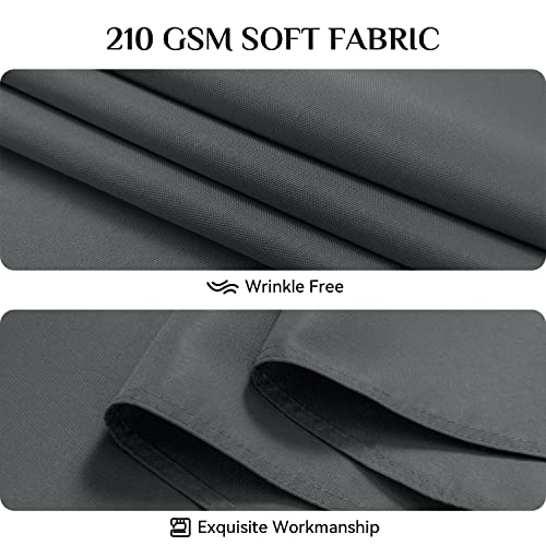 Nappe rectangulaire grise 152x304 cm Softalker en polyester imperméable - 6