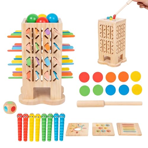 Jeu de bâtons en bois développant la motricité fine et la pensée stratégique