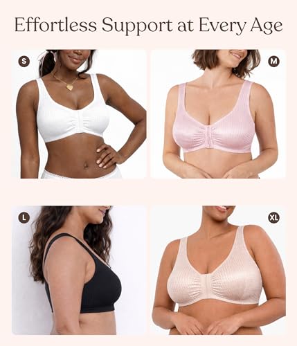 Image of Carole Martin Full-Freedom Comfort Front Closure Bra for Women, Wireless