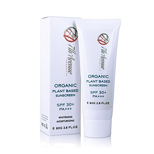 Organic Sunscreen Plant Based Formula SPF 30+ Vegan Non-Toxic Natural Sun Armor Kids Safe Skin Moisturizing Whitening Water resistant