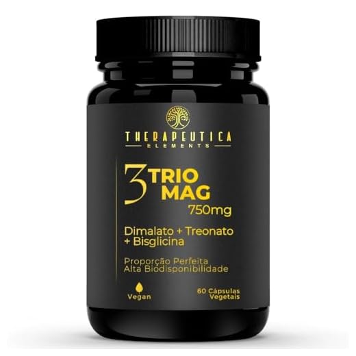TrioMag 750mg Vegan (Magnésio Dimalato + L Treonato + Bisglicina) 60 Cáps Therapeutica