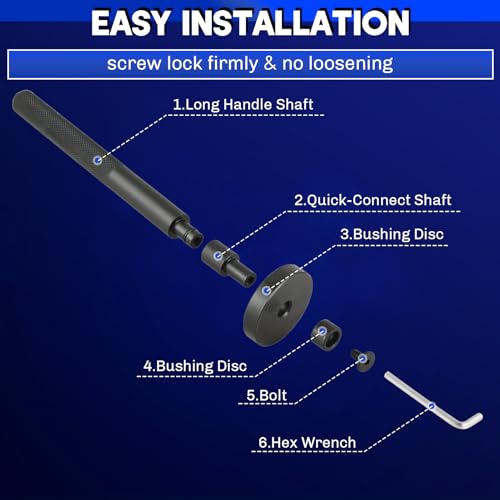 Image of 52 in 1 Custom Bushing Bearing Seal Driver Set | 52PCS Transmission Wheel Axle Bearing Race Seal Installer Remover Bearing Press Tool Kit Bushing Removal Puller Set