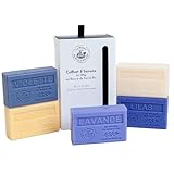 La Maison du Savon de Marseille Französische Seifen – 5 x 125 g Riegel – Bio-Sheabutter...