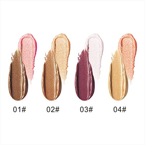 Mingzhe Lápis de sombra em bastão de duas cores para maquiagem dos olhos