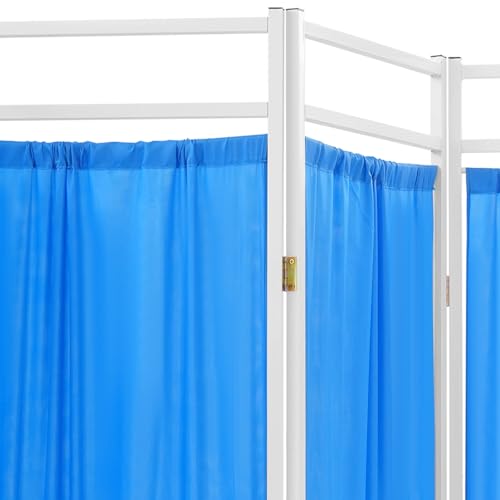 Écran de confidentialité pliable avec 10 roulettes verrouillables nylon - 7