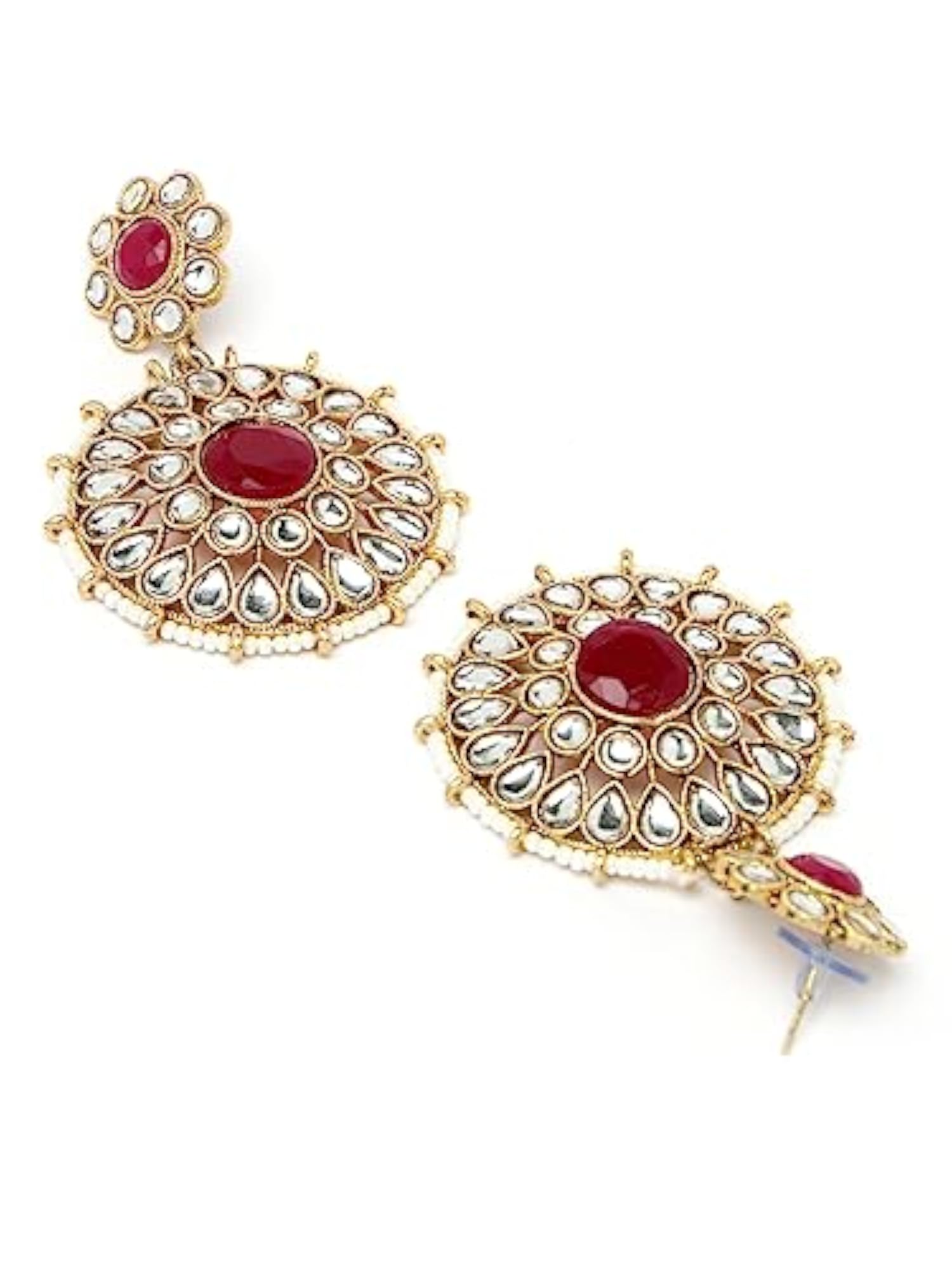 Kundan & Beads Choker Necklace Set for Women