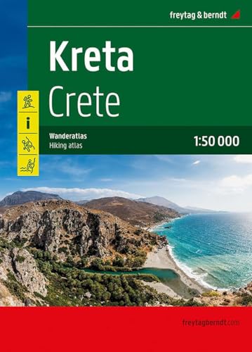 Kreta, Wanderatlas 1:50.000, freytag & berndt (freytag & berndt Wander-Rad-Freizeitkarten)