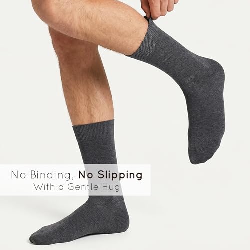 Image of Mysocks Unisex Extra Fine Combed Cotton Crew Socks |5 Pairs Set | Seamless Toe | Make Your Steps Enjoyable