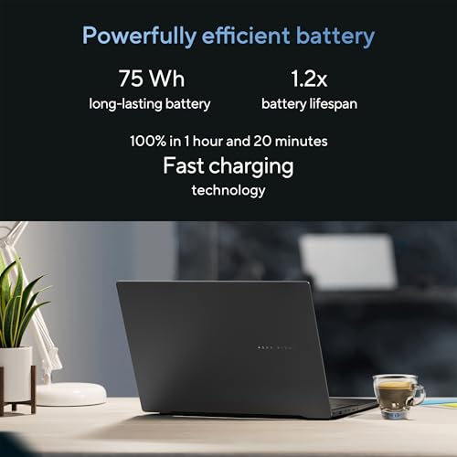 Image of ASUS Vivobook S 16 Laptop, Intel Core Ultra 9 285H, 32GB Memory, 1TB Storage, Neutral Black, S5606CA-DS99