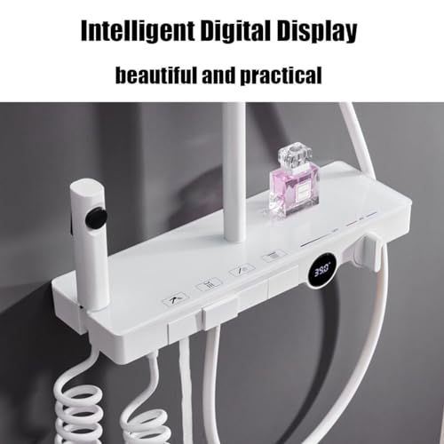 Mitigeur de douche thermostatique à affichage numérique LED - 3