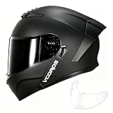 VCOROS Klapphelm Motorrad VS208 Integralhelm Adult ECE 22.06 Zertifiziert