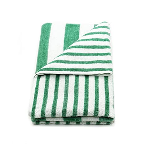 Rifz GOTM30609006 GOT Collection Stripes Pool Towels Tropical Mint - Pack of 6