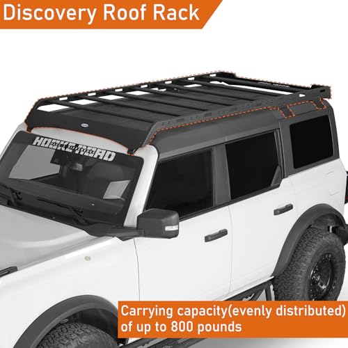 Image of Hooke Road Full Roof Rack for 2021-2026 Ford Bronco & Raptor 4 Door Hardtop