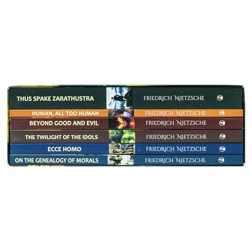 Complete Works Of Friedrich Nietzsche 6 Book Collection (Thus Spake Zarathustra, Human all too human, Beyond good and evil, The twilight of the idols, Ecch homo, On the genealogy of morals)