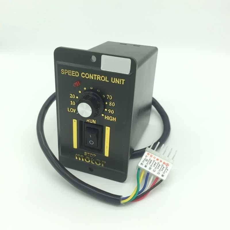 JEEFUSE 220V AC Motor 5M40GN-C High Speed Motor 1400/2800rpm Induction Speed 40W Regulation Motor+Speed Controller (Size : 220V 2800RPM)