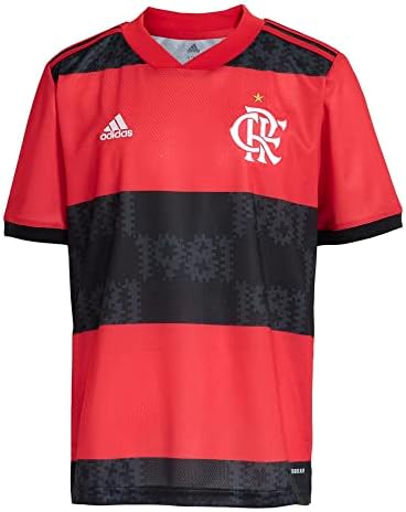 Camisa Flamengo Infantil Jogo 1 Adidas 2021 7-8 Anos