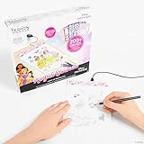 Fashion Angels Disney Princess Light Up Sketchpad, Kids Design Kit with Illuminated Tracing Pad, 5 Reusable Clings, Sticker Sheet & More for Girls Ages 8+