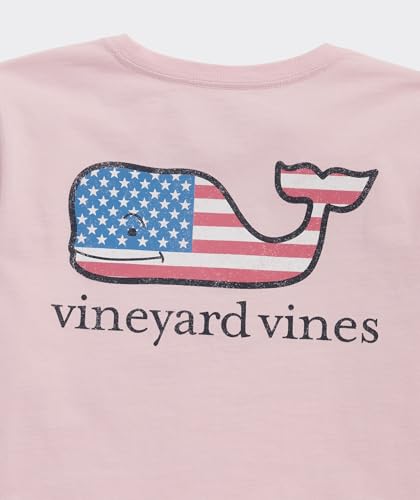 vineyard vines Girls Flag Whale Short-Sleeve Pocket Tee4