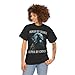 Human By Chance Alpha By Choice Wolf Tee - Unisex 180gsm Cotton Blend, Alpha Wolf Moonlit Design, Funny Cringe Shirt