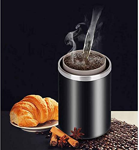 WGLL Molinillo de café eléctrico con múltiples moler ajustes, Cuchillas de Acero Inoxidable, Negro - Imagen 6