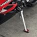 MIDNECMO Compatible with BMW S1000 RR S1000RR S 1000 RR 2021 2022 2023 2024 2025 Motorcycle Kickstand Side Stand Extension Enlarge Pad (Red)