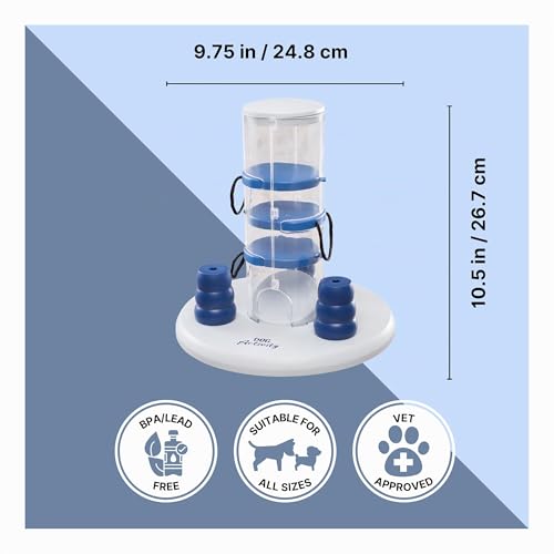 Miniatura 4 de Trixie Dog Activity Juego Interactivo - Juguete Para Perros Accesorios Para Perros Dog Activity Gambling Tower Ø25 Cm 27 Cm Nivel 1