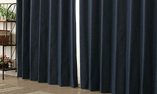 Amazon｜1級遮光 生地裏コーティング完全遮光断熱防音カーテン 8254
