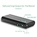 BONAI 10000mAh Portable Charger for Heated Vest, 5V 2.1A Battery Pack for Heated Jacket with Dual USB Output & LED Flashlight for iPhone iPad iPod Android and More