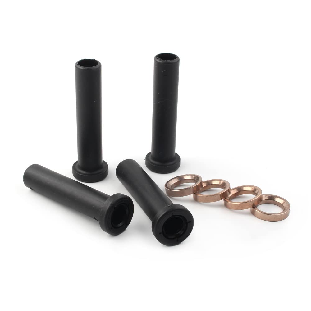 SIKUAI Kit di boccole lunghe per braccio di controllo della sospensione anteriore ATV per motocicletta, 8 pezzi per ATV Sportsman 500 1996-2002, nero